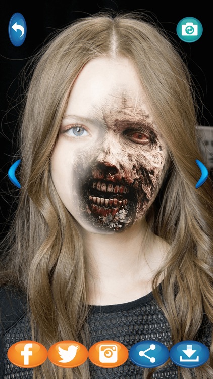 Zombie Camera Photo Booth: Funny Face Pic Change.r screenshot-3