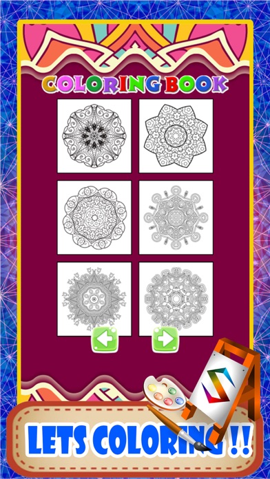 How to cancel & delete Mandala Coloring Pages Adults Mandalas Books App from iphone & ipad 3