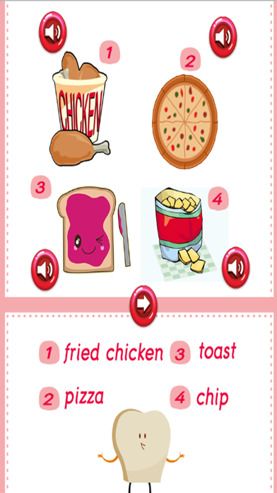 How to cancel & delete Foods Learn English : Education game for Kids from iphone & ipad 4