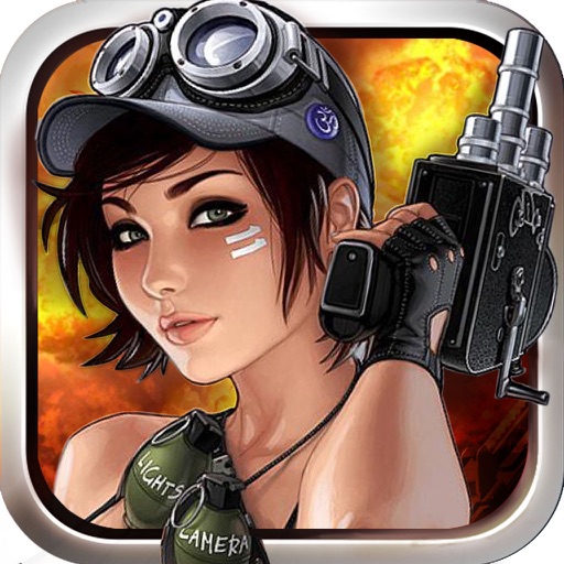 American Shooter Girl 3D Icon