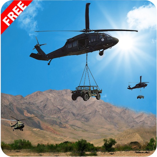 Army Cargo Helicopter Transporter 3d iOS App