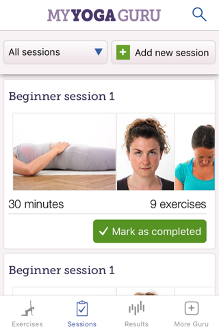 My Yoga Guru: yoga exercises for fitness, well-being and relaxation screenshot 3
