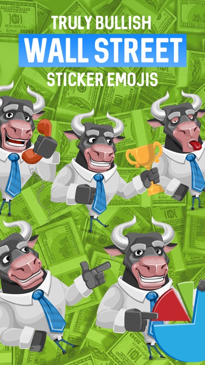 WALL STREET Emoji for iMessage - Stock Market Pack