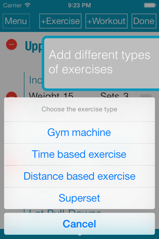 QuickGym - your workout buddy screenshot 3