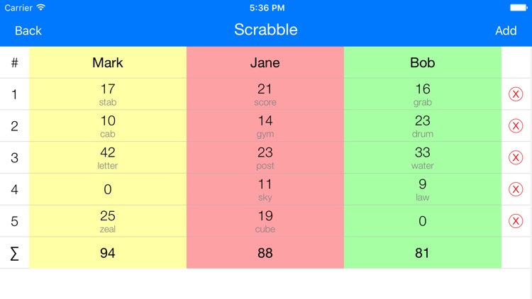 Scoring - Scorer For Sport, Table, Card Games screenshot-3