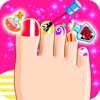 Foot Nail Makeover - Kids Spa girls games