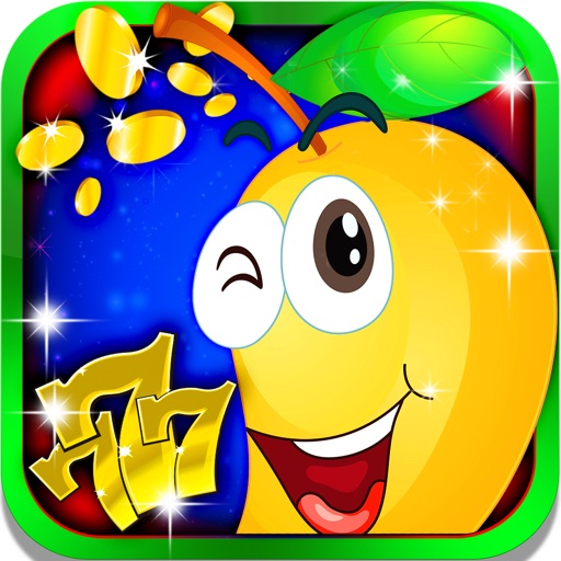 Fruit World Mania Slots: Hit it rich and pop the big coin casino bonus iOS App