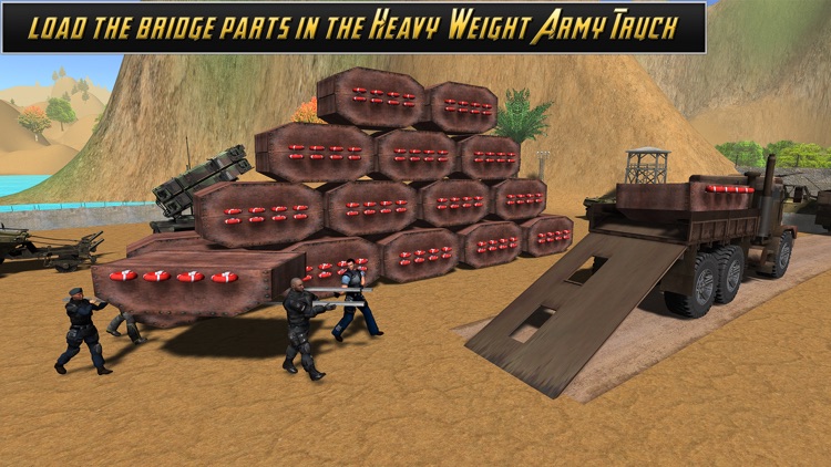 American Army Bridge Builder screenshot-4