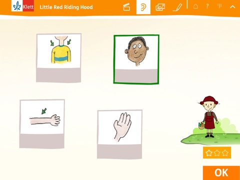 Little Red Riding Hood, Englisch lernen in der Grundschule Klasse 2 - 4 mit Klett nach dem offiziellen Lehrplan screenshot 2
