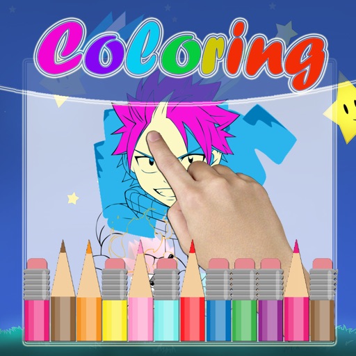 Coloring Game for Kids Fairy Tail Version Icon