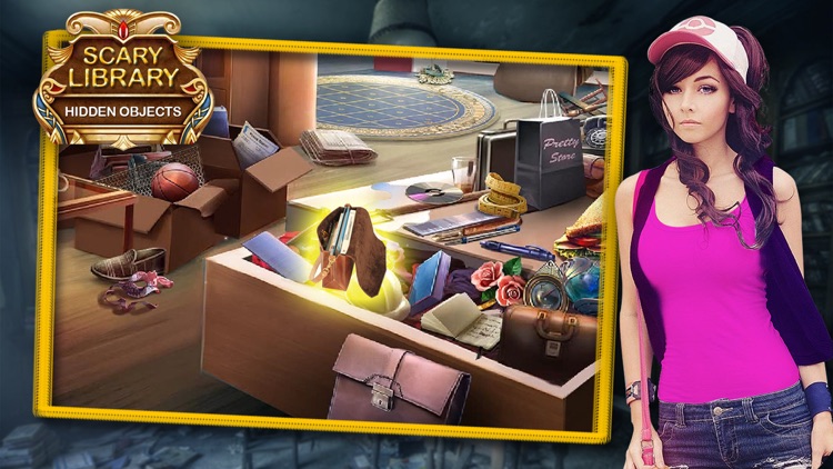 Scary Library Hidden Objects Game screenshot-4