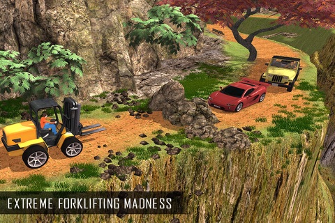 Off Road Forklift Tour Rescue - Extreme Forklifting Madness & Hill Driving screenshot 3
