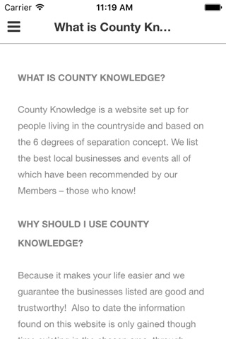 CountyKnowledge screenshot 3