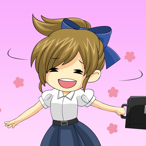 Cute Anime Girl Stickers for iMessage