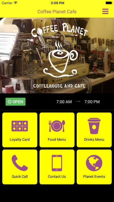 How to cancel & delete Coffee Planet Cafe from iphone & ipad 1