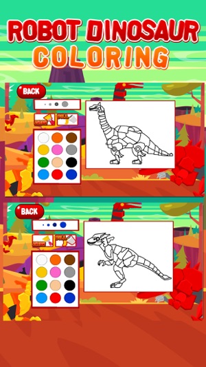 Robot Dinosaur Coloring(圖2)-速報App