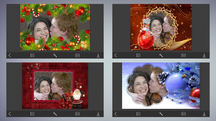 Holiday Christmas Photo Frames - Magic Frames