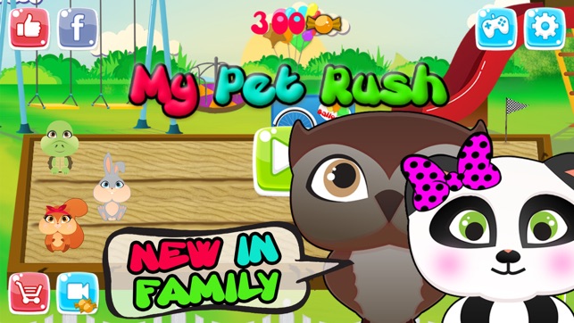 My Pet Rush: Cute Cartoon Baby Animals Sprint Race(圖1)-速報App