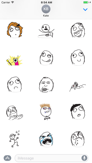 Meme - poker faces stickers pack(圖4)-速報App