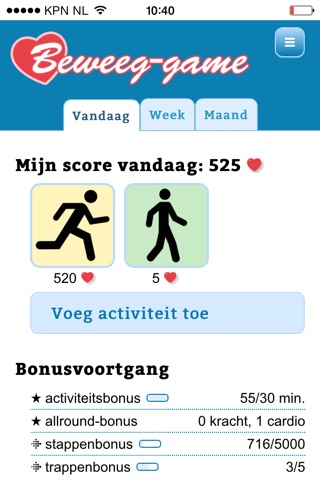 MyDailyLifestyle Vitaliteit screenshot 2