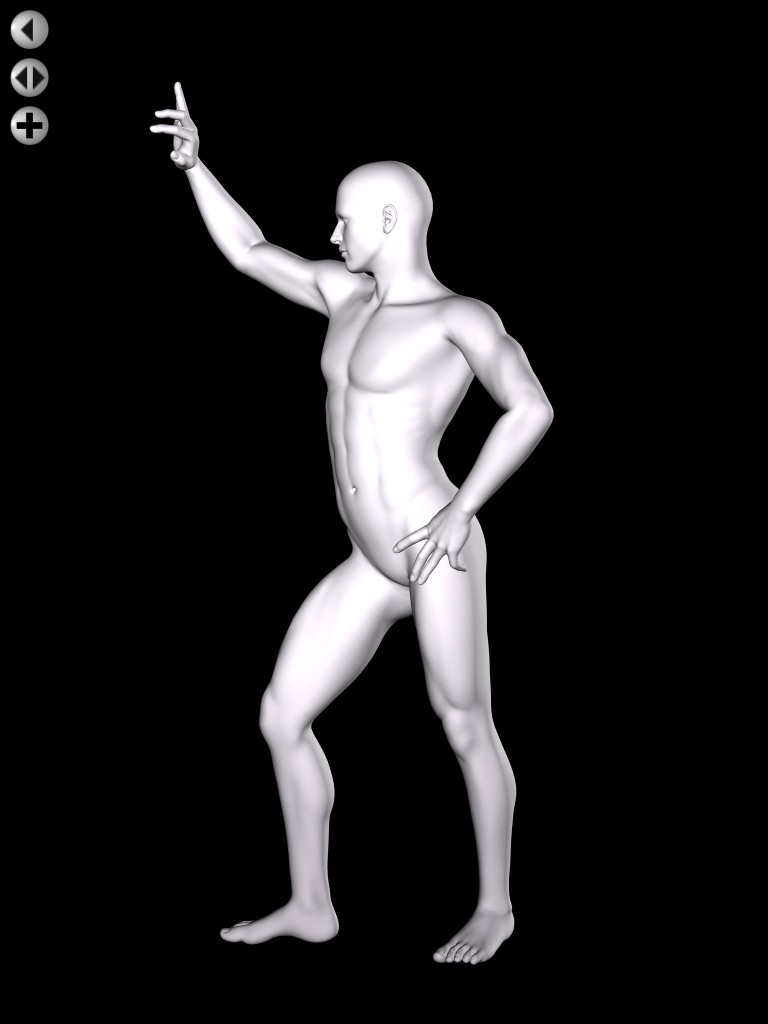 360 Anatomy for Artists HD: Male Figure screenshot 2