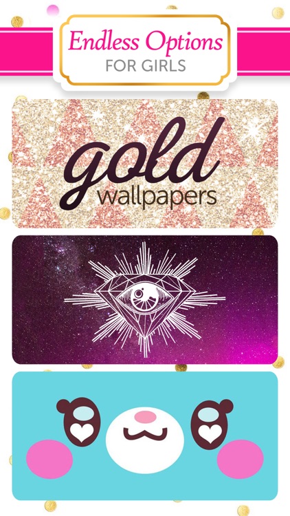 Girly Wallpapers & Backgrounds for Cute Girls screenshot-4