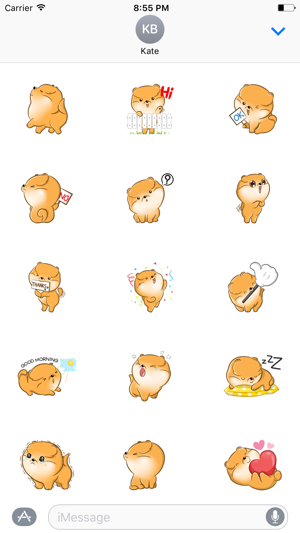 Puppy Pom Dog Sticker(圖1)-速報App