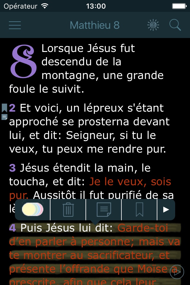 La Bible Offline Gratuite en Audio - Louis Segond screenshot 2