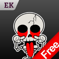 Emoji Kingdom 13 miễn phí Skull Halloween biểu tượng cảm xúc hoạt hình Hỗ trợ  iOS 8