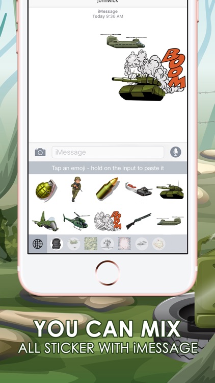 Military Emoji Stickers Keyboard Themes ChatStick