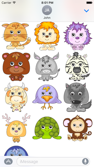 Animal Funny Sticker Pack 02(圖2)-速報App