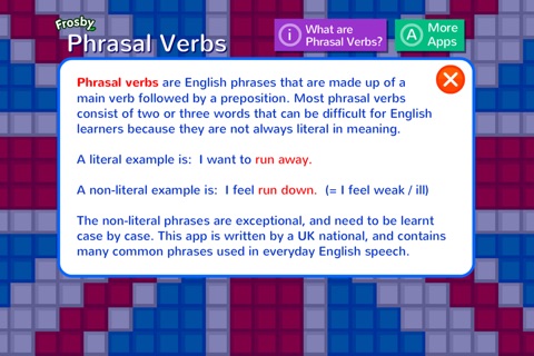 English Phrasal Verb Tests screenshot 4