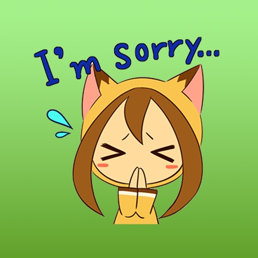 The CatGirl Sticker Pack for iMessage