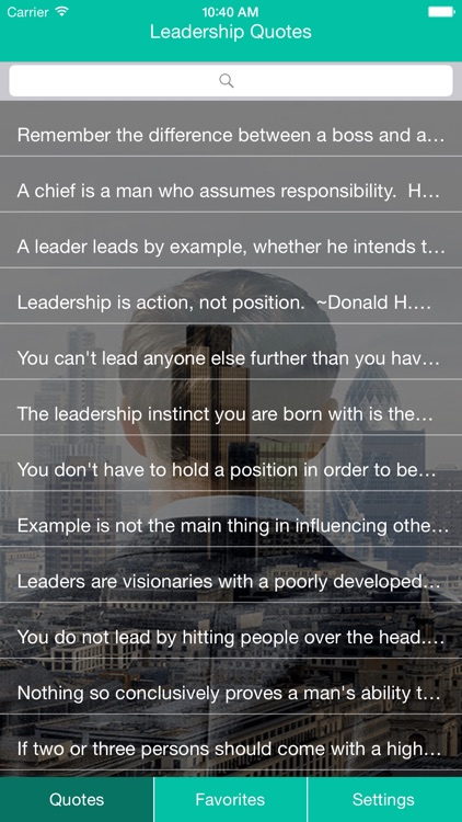 Leadership's Quotes