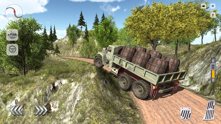 Offroad Cargo Truck Hill Drive