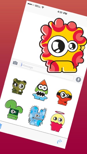 Cute Monsters Emojis and Stickers Pack(圖3)-速報App