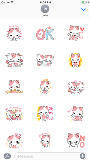 Lovely Kitten Sticker(圖1)-速報App