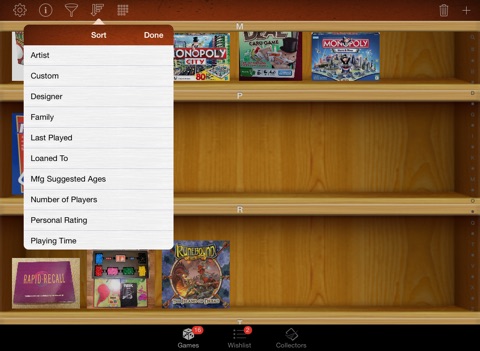 Board Game Collectors for iPad screenshot 4