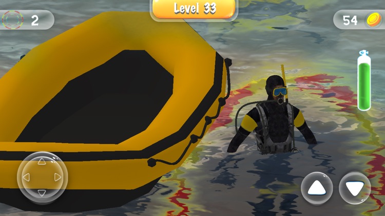 Scuba Diving Fun - Swim with sharks in deep sea 3D screenshot-3