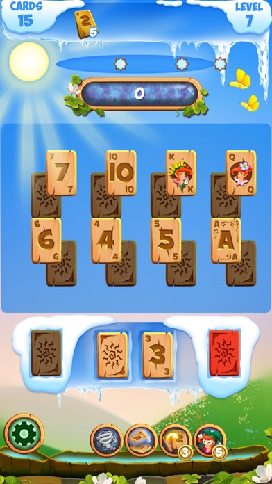 How to cancel & delete Solitaire Frozen Fairy Tales: Tripeaks Card Game from iphone & ipad 1