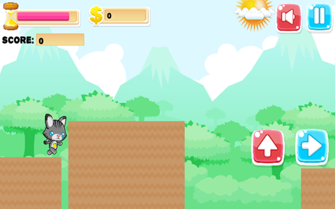 Kitty catch Stay On Screen And Collect Coins screenshot 2