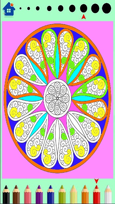 How to cancel & delete Mandala Coloring book-painting from iphone & ipad 1