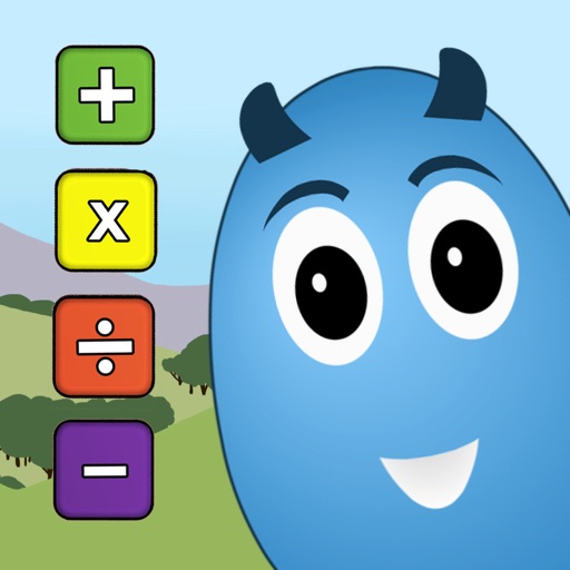 Dragon Egg Elementary Math Free — Practice Math Icon