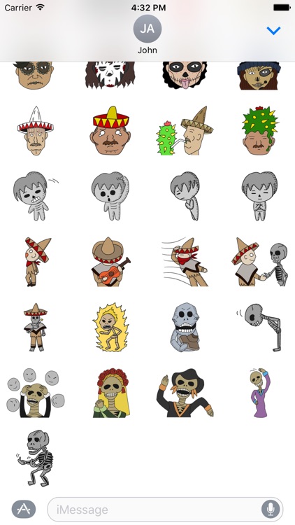 Dead Man Halloween Stickers screenshot-3