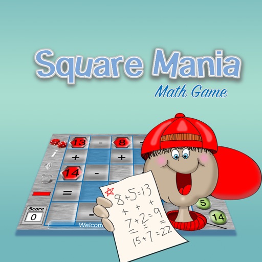 Square Mania Math Game Icon
