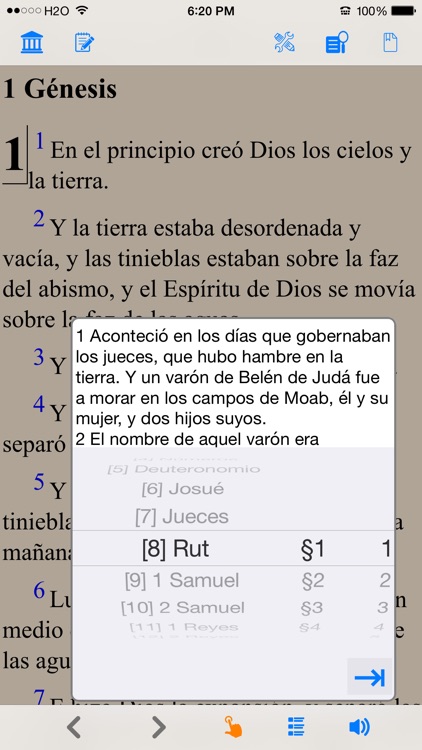 Santa Biblia Version Reina Valera (con audio) screenshot-2
