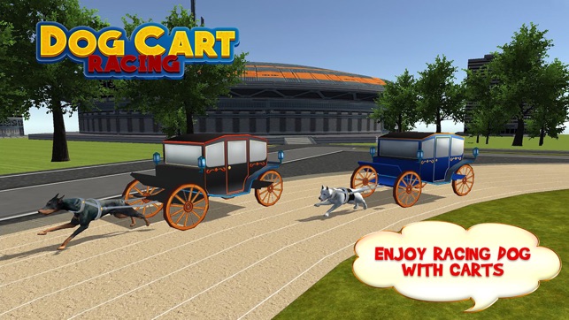 Dog Cart Race : sled dog race by driving  wagons(圖5)-速報App