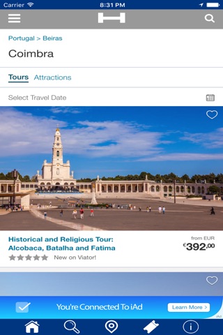 Coimbra Hotels + Compare and Booking Hotel for Tonight with map and travel tour screenshot 2