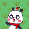 Christmas Panda Animated Stickers