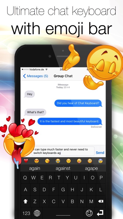 Chat Keyboard - Text and message faster! screenshot-0
